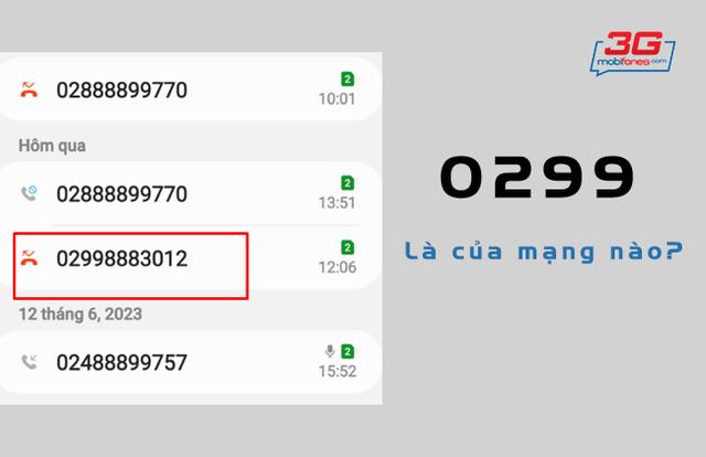 1. Đầu số 0299 là gì? 1. Đầu số 0299 là gì?