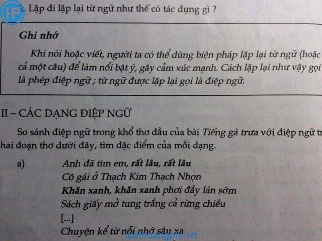 Lưu ý khi sử dụng điệp ngữ Lưu ý khi sử dụng điệp ngữ