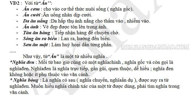 3. Cách phân biệt giữa nghĩa đen và nghĩa bóng