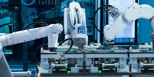 2. Robot công nghiệp phục vụ gia công, lắp ráp, kiểm tra, quản lý kho