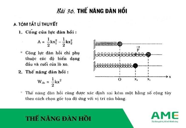 2. Hai dạng thế năng: Thế năng đàn hồi và thế năng trọng trường