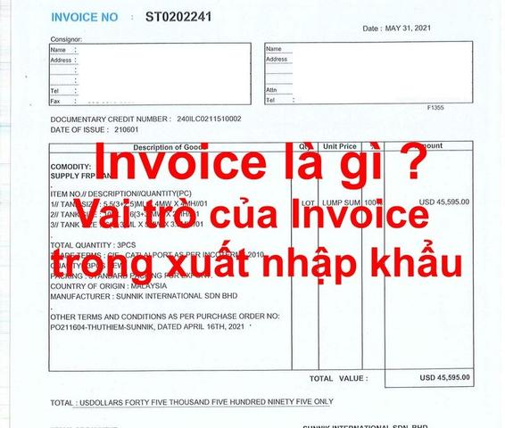 4. Vai trò của Invoice trong xuất nhập khẩu 4. Vai trò của Invoice trong xuất nhập khẩu