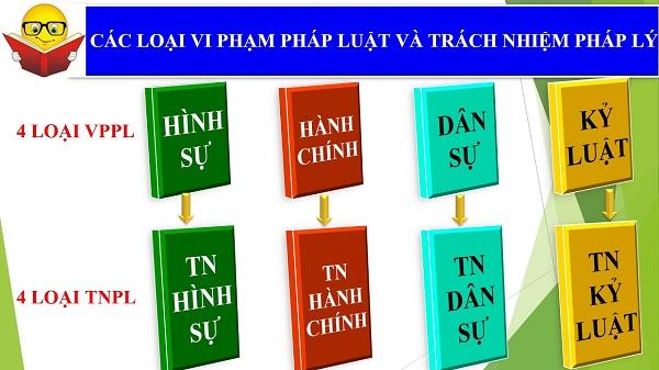 4. Các loại trách nhiệm pháp lý 4. Các loại trách nhiệm pháp lý